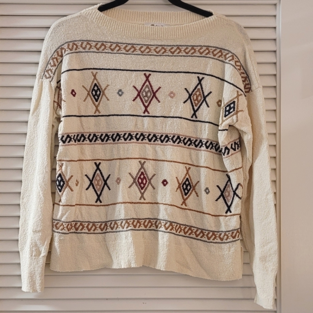 Madewell - Embroidered Reseda Pullover Sweater